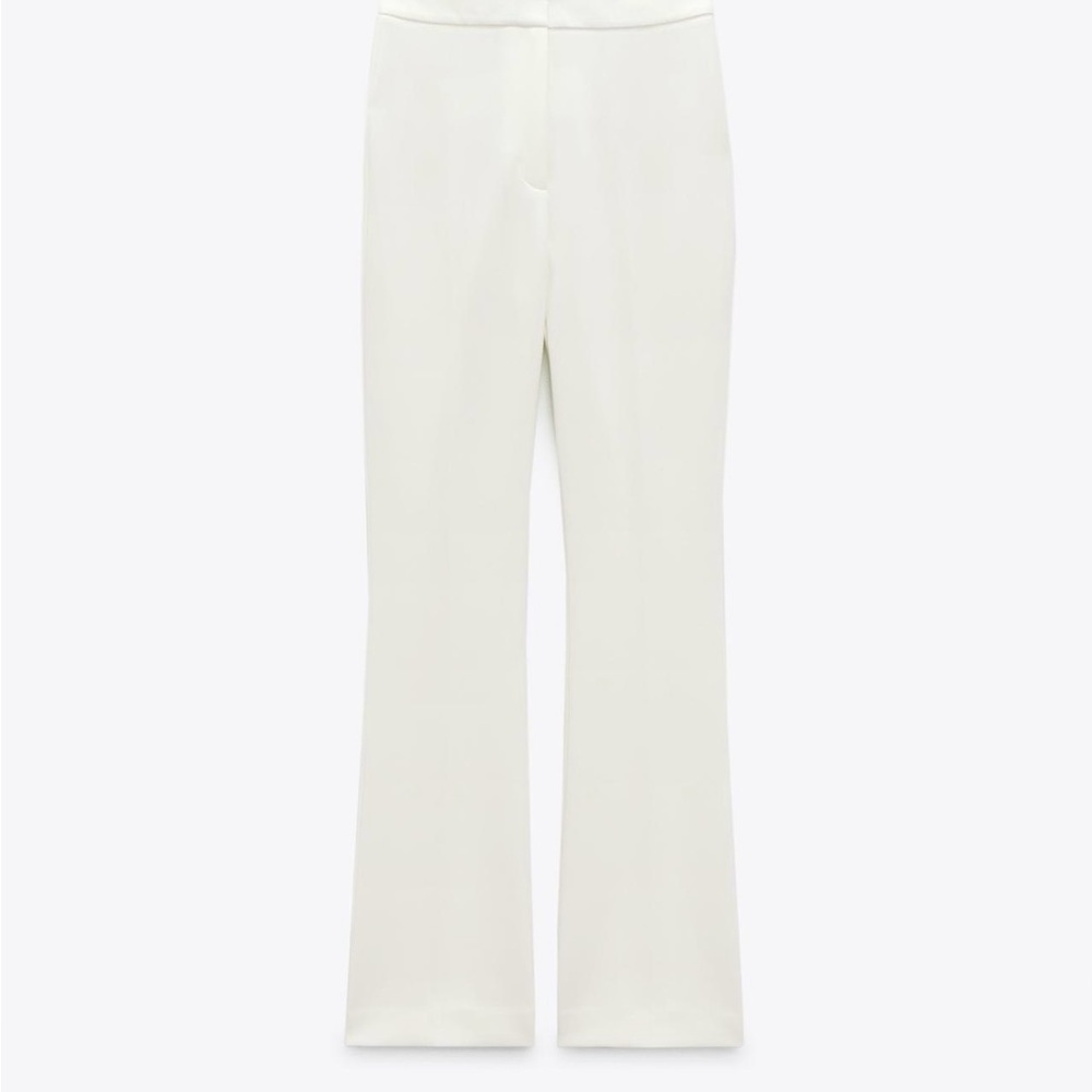 Zara White Women's Pants